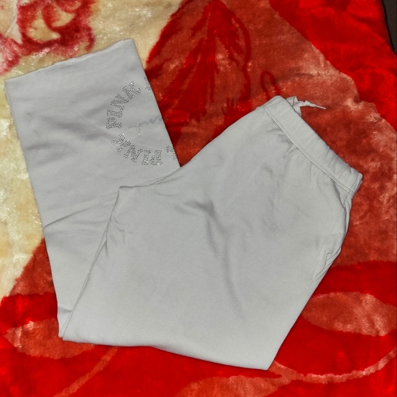 Vs pink bling boyfriend sweatpants, size large. NWT. - Picture 1 of 14